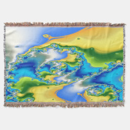 Paradise Atoll Throw Blanket Decke
