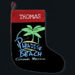 Paradise Beach Cozumel Mexiko Kreuzfahrt Urlaub Kleiner Weihnachtsstrumpf<br><div class="desc">Paradise Beach Cozumel Mexiko Kreuzfahrt Urlaub Weihnachten Strumpf.</div>