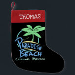 Paradise Beach Cozumel Mexiko Kreuzfahrt Urlaub Kleiner Weihnachtsstrumpf<br><div class="desc">Paradise Beach Cozumel Mexiko Kreuzfahrt Urlaub Weihnachten Strumpf.</div>