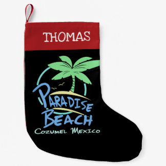 Paradise Beach Cozumel Mexiko Kreuzfahrt Urlaub Kleiner Weihnachtsstrumpf