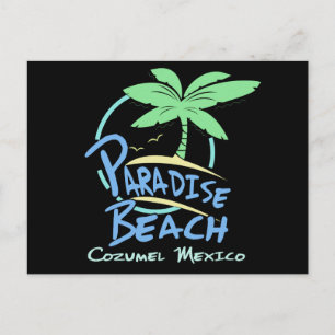 Paradise Beach Cozumel Mexiko Kreuzfahrt Urlaub Postkarte
