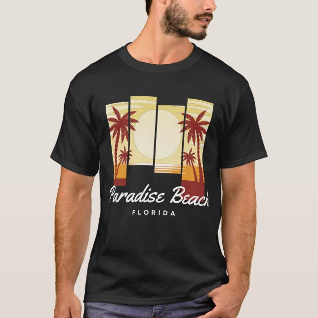 Paradise Beach Florida T-Shirt (Vorderseite)