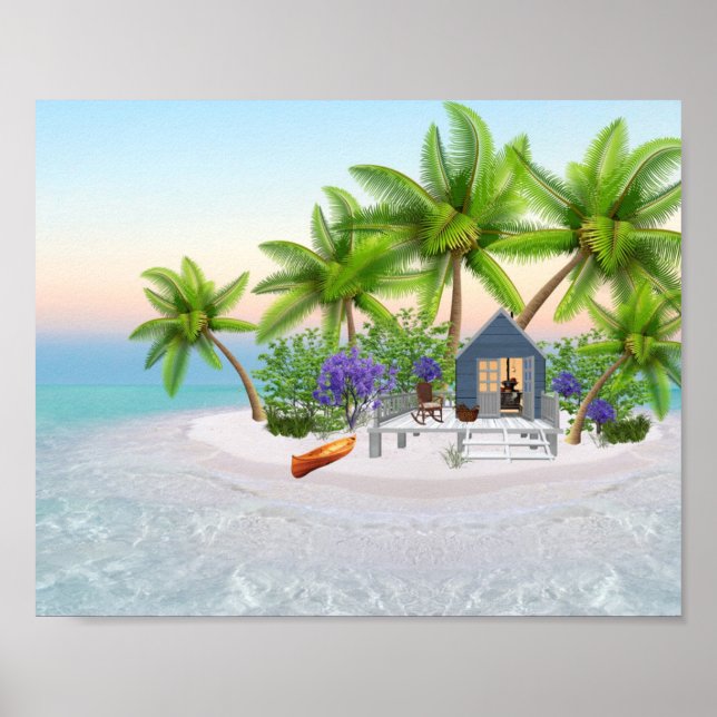 Paradise Beach Poster (Vorne)