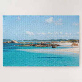 Paradise Beach Sea Grüntöne Pool, 1014 Stück Puzzle