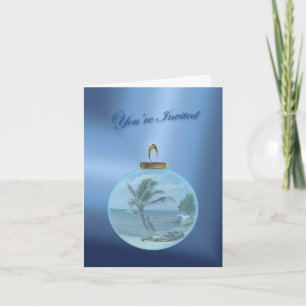Paradise Beach Urlaub Einladung