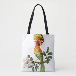 Paradise Birds: Exotic Floral Background