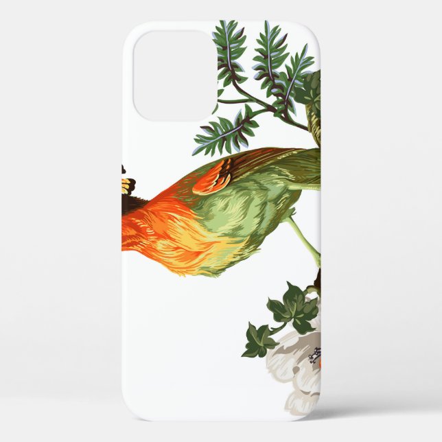 Paradise Birds: Exotic Floral Background Case-Mate iPhone Hülle (Rückseite)