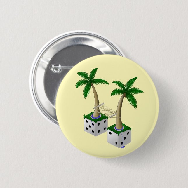 Paradise Button (Vorne & Hinten)