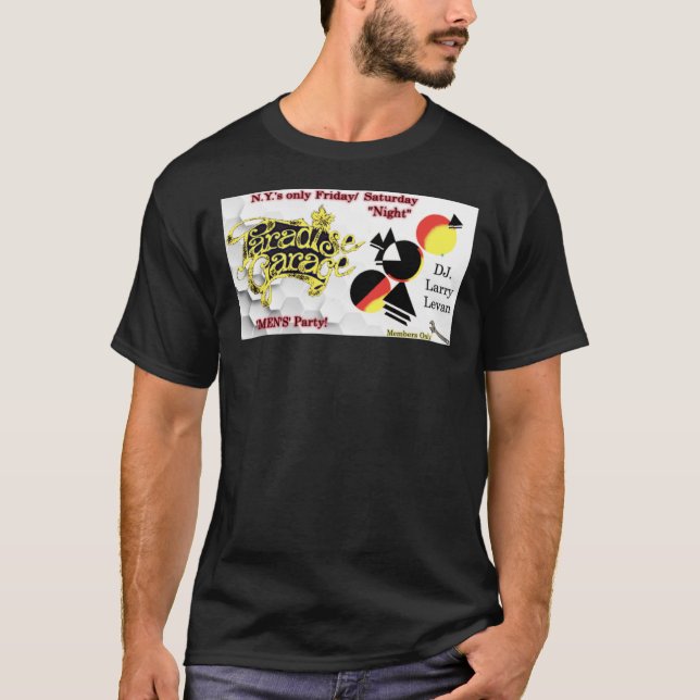 PARADISE GARAGE INVITATION Larry Levan Classic T- T-Shirt (Vorderseite)