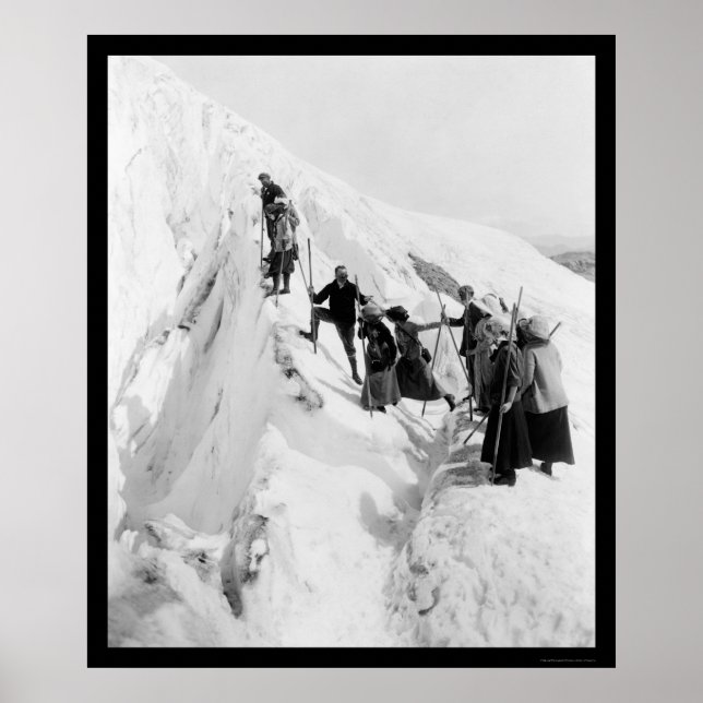 Paradise Glacier Climbing 1921 Poster (Vorne)