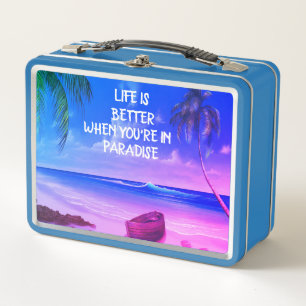 Paradise Metal Lunch Box