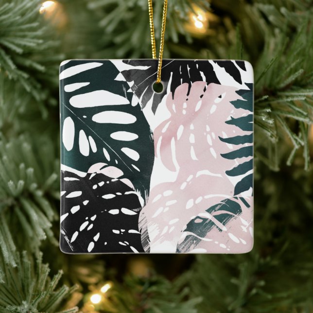 Paradise Palm Fronds Keramikornament (Baum)