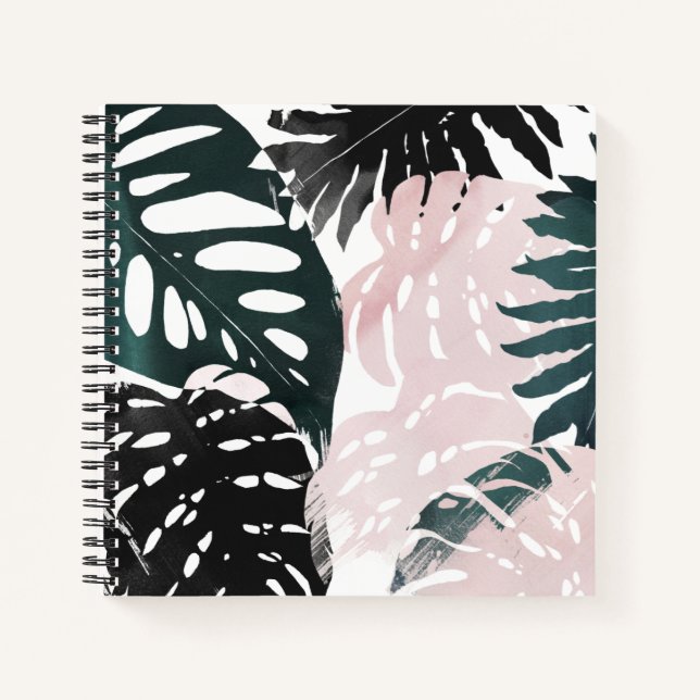 Paradise Palm Fronds Notizbuch (Vorderseite)