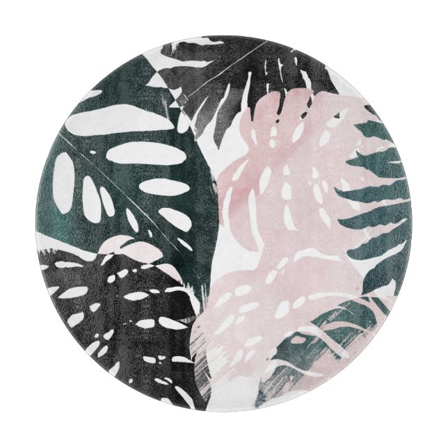 Paradise Palm Fronds Schneidebrett (Vorderseite)