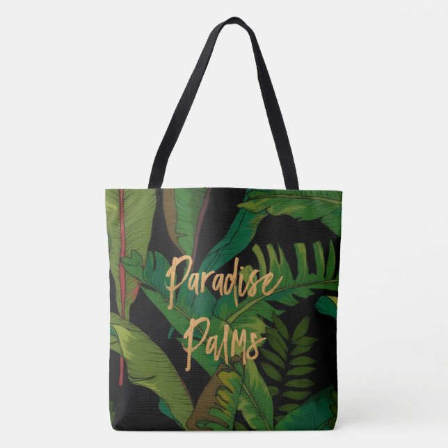Paradise Palm Hawaiian Beach Bag - Mehrfarbig (Vorderseite)