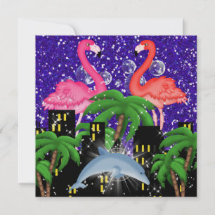 Paradise Party in Style Bright Lights - SRF Einladung