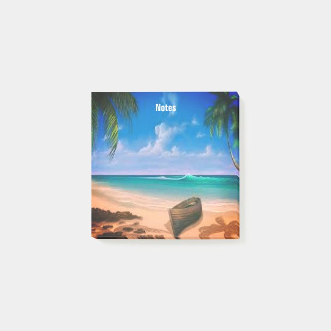 Paradise Post-It-Notes Post-it Klebezettel (Vorderseite)