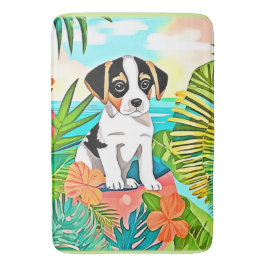 Paradise Puppy Design Badematte