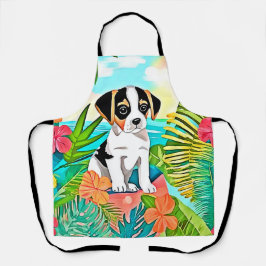 Paradise Puppy Design Schürze