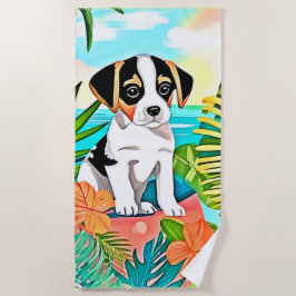Paradise Puppy Design Strandtuch