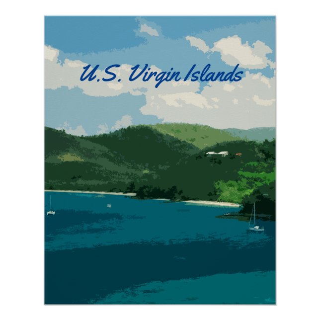 Paradise Retro Poster (Vorderseite)