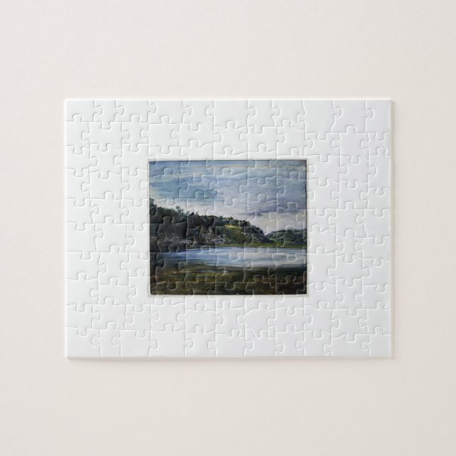 Paradise Rocks - Rhode Island - John La Farge Puzzle (Horizontal)