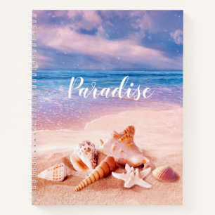 Paradise Sea Beach Muscheln Notizbuch