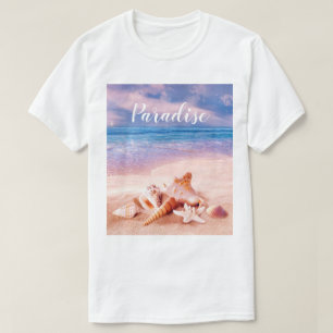 Paradise Sea Beach Muscheln T-Shirt