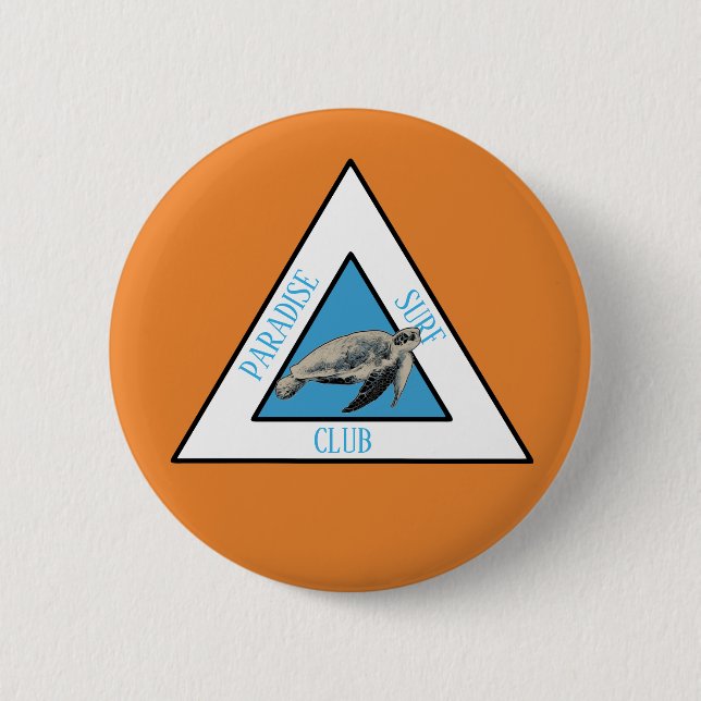 Paradise Surf Club Button (Vorderseite)