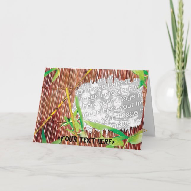 Paradise Through a Bamboo Karte (Vorderseite)