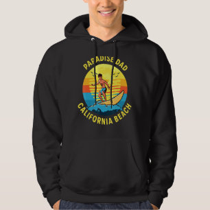Paradise Vater Surfen Hoodie