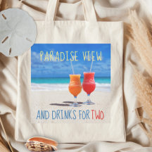Paradise View Drinks für zwei Sprichworts am Stran