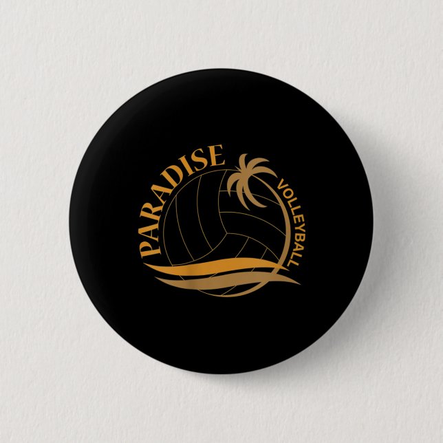 Paradise Volleyball Button (Vorderseite)