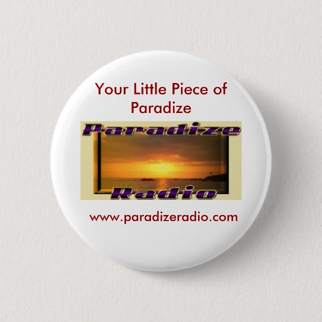Paradize Radioknopf Button (Vorderseite)