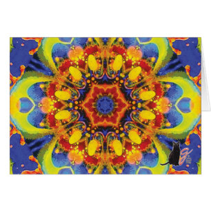 Paradox-Kaleidoskop-Gruß-Karte