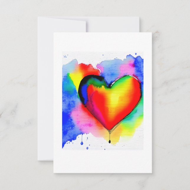 Paradoxe Dankbarkeit Dankeskarte (Vorderseite)