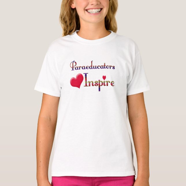 Paraeducators inspirieren T-Shirt (Vorderseite)