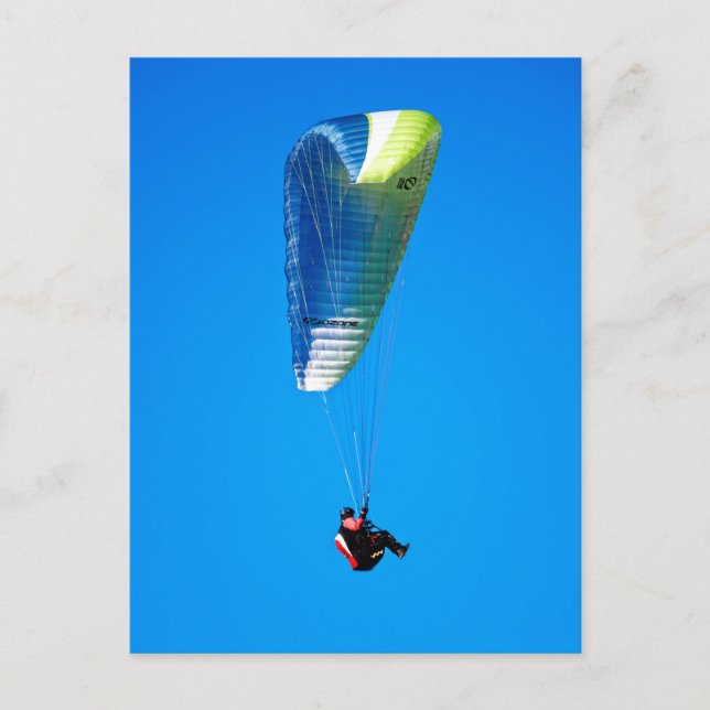 Paragleiter Postkarte (Vorderseite)
