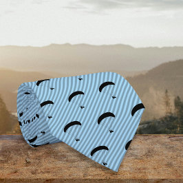 Paraglider - Aufwärmen im Blau, subtil gestreift Krawatte