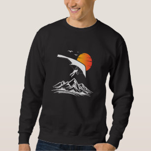 Paraglider Fliegendes Gebirge Paraglider Paraglidi Sweatshirt