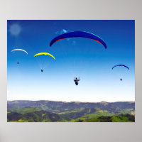 Paraglider im Schwarzwald