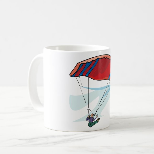 Paraglider Kaffeetasse (Vorderseite Links)