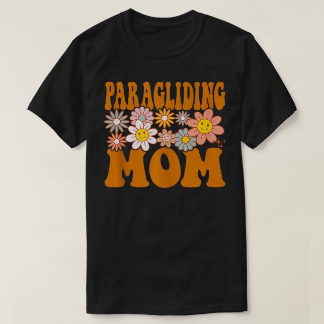 Paraglider Mama Paraglider Sky Adventure H T-Shirt (Design vorne)
