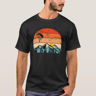 Paraglider Mountain Sunset Vintages Geschenk 5 T-Shirt