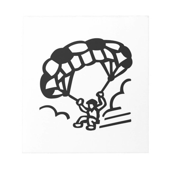 Paraglider Notizblock (Vorderseite)