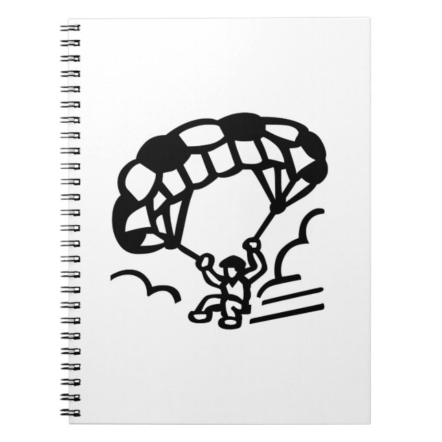 Paraglider Notizblock (Vorderseite)