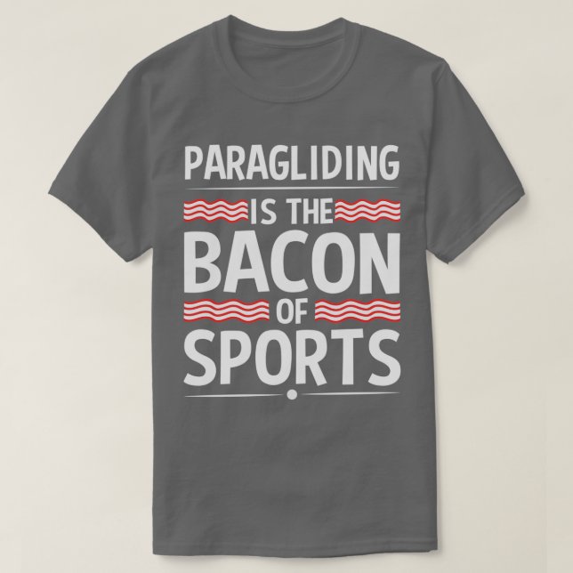 Paraglider Paragliding ist das Schauspiel des Spor T-Shirt (Design vorne)