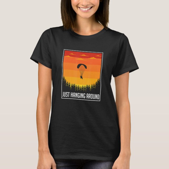 Paraglider Paragliding Parach T-Shirt (Vorderseite)