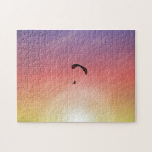 Paraglider Parasailing Sunset Puzzle