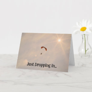 Paraglider Sky springt einfach ein und Hi-Card Karte